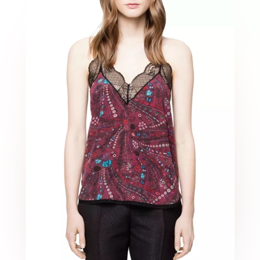 Zadig & Voltaire Christy Psyche Camisole Size XS